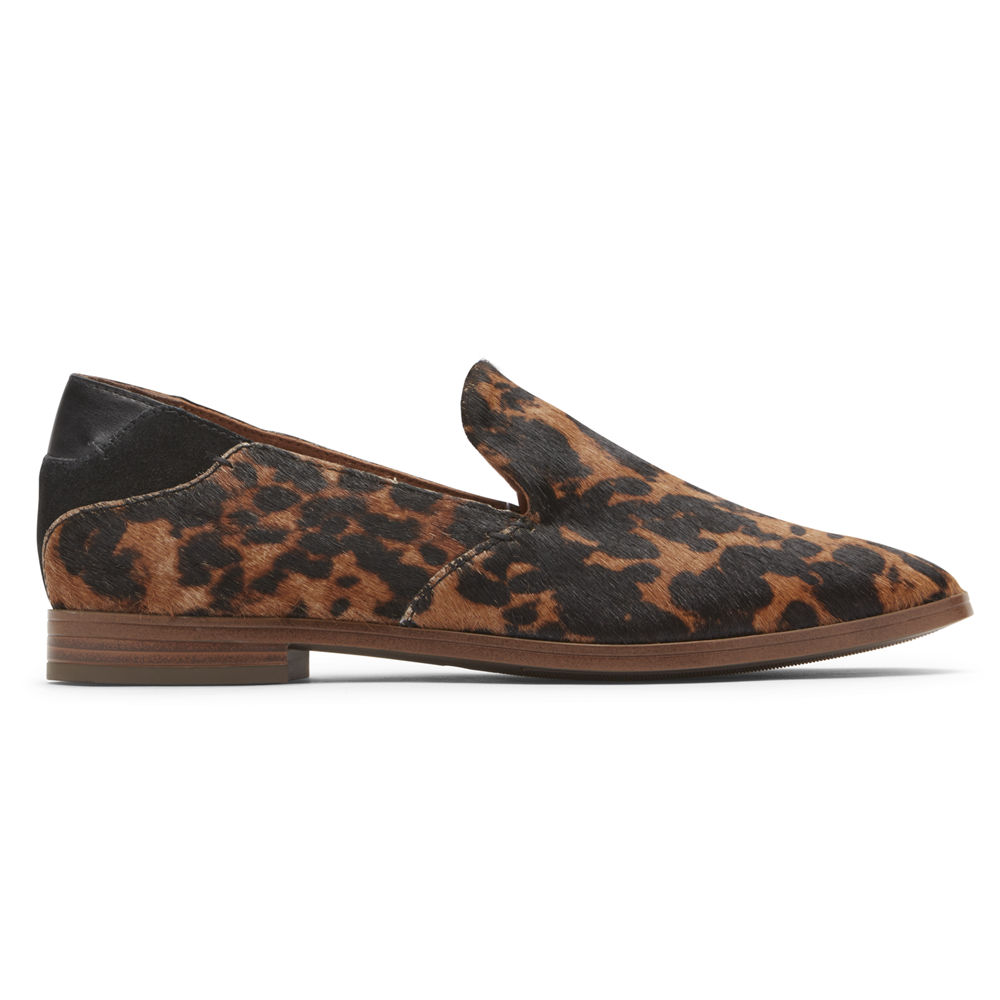 Mocasines Rockport Mujer Mexico - Perpetua Leopardo - KIMDL5328